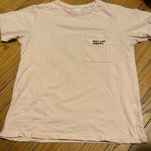 Not not funny logo t shirt.